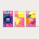 Cure Hydration - Kids Electrolyte Drink Mix | Plant-Based Pediatrician Formulated Rehydration Powder | No Added Sugar, Non-GMO, Gluten-Free | Pink Lemonade, Mixed Berry, Fruit Punch - Bundle 2