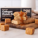 Perfect Keto Bars - The Cleanest Keto Snacks with Collagen and MCT. No Added Sugar, Keto Diet Friendly - 3g Net Carbs, 19g Fat,11g Protein - Diet Food Dessert (Salted Caramel, 12 Bars) 3