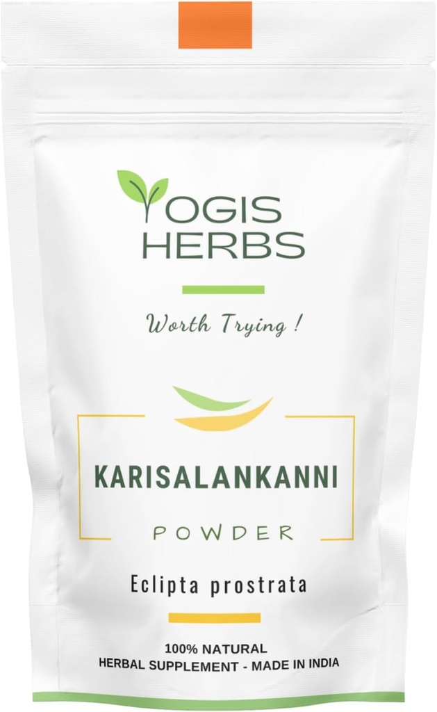 YOGIS HERBS Yogis Herbs Karisalankanni Powder (Eclipta Alba/False Daisy) 1 Lb Fresh & Pure 1 Pound (Pack Of 1) 2