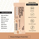 Perfect Keto Bars - The Cleanest Keto Snacks with Collagen and MCT. No Added Sugar, Keto Diet Friendly - 3g Net Carbs, 19g Fat,11g Protein - Diet Food Dessert (Salted Caramel, 12 Bars) 4