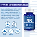 Lovita NR (Nicotinamide Riboside) 350 mg, NAD Supplement with Trans-Resveratrol and Betaine, Promote NAD Plus Levels, Healthy Aging, 30 Vegan Enteric-Coated Capsules 5