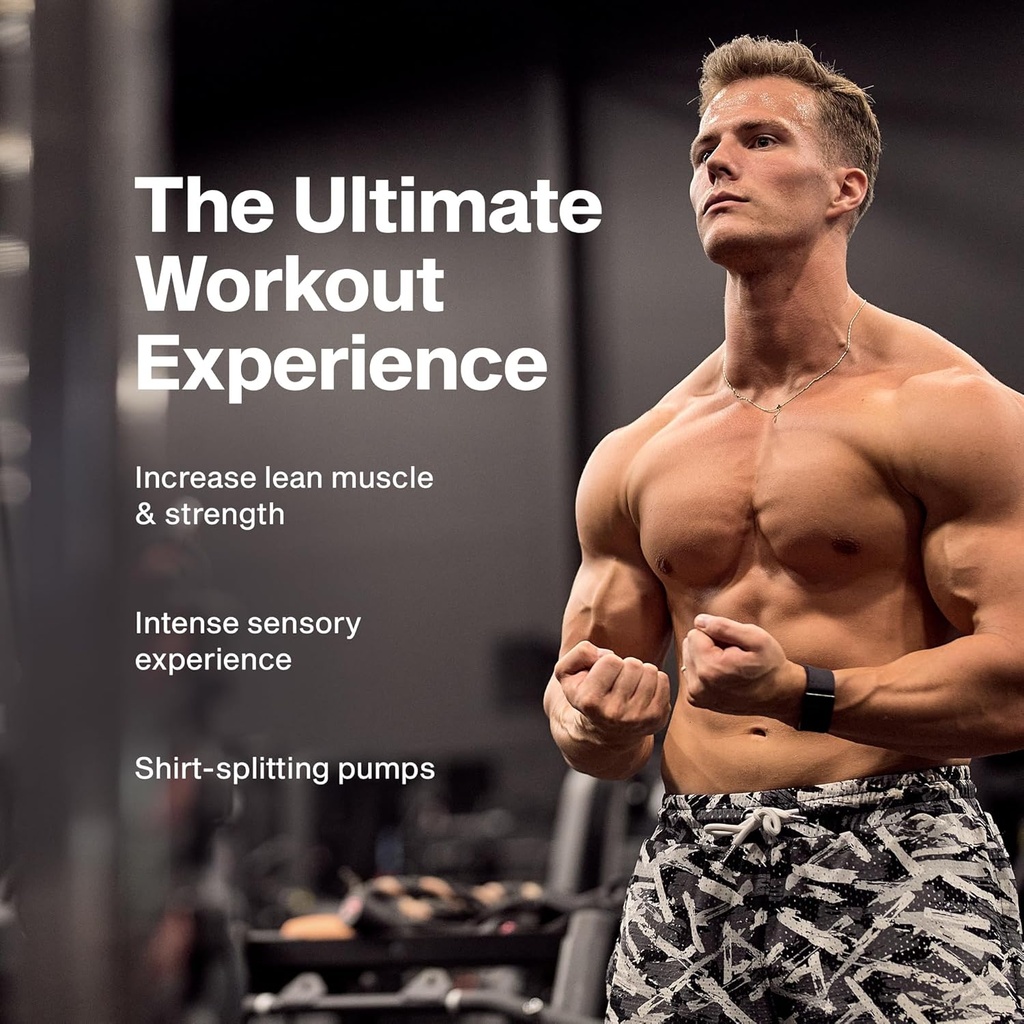 MuscleTech Pre-Workout Powder, Vapor X5 - Sports Nutrition Muscle Building Supplements for Women & Men - Intense Muscle Pump Energy Powder Drink Mix - Blue Razz Freeze, 266g (30 Servings) 3