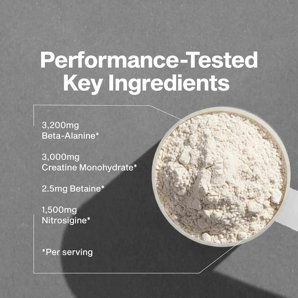 MuscleTech Pre-Workout Powder, Vapor X5 - Sports Nutrition Muscle Building Supplements for Women & Men - Intense Muscle Pump Energy Powder Drink Mix - Blue Razz Freeze, 266g (30 Servings) 4