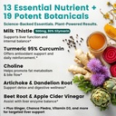 32-in-1 Liver Cleanse Detox and Repair with Milk Thistle, Silymarin, Artichoke Extract, Beetroot Powder - Gallbladder Supplement with Active Liver Health Formula - 1426mg (90ct, Pack of 3) 4