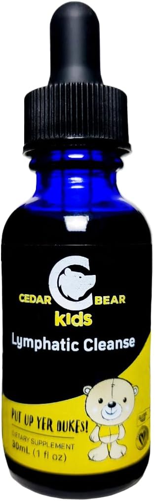 Cedar Bear Lymphatic Cleanse for Kids - Liquid Herbal Supplement That Supports Healthy Lymphatic & Immune Function 2 fl oz (Pack of 1) 6