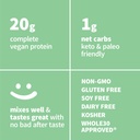 Sprout Living Organic Pea Protein Powder, Unflavored, 20 Grams of Plant Based Organic Protein Powder Without Artificial Sweeteners, Non Dairy, Non-GMO, Vegan, Gluten Free (2 Pound, 38 Servings) 3