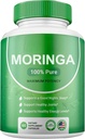 Moringa Powder Capsules - 800mg of Pure Nutrient-Rich Moringa Powder - A Natural Green Antioxidant Superfood - Supports Energy, Gut Health+Essential Vitamins & Amino Acids 2