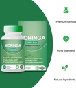 Moringa Powder Capsules - 800mg of Pure Nutrient-Rich Moringa Powder - A Natural Green Antioxidant Superfood - Supports Energy, Gut Health+Essential Vitamins & Amino Acids 3