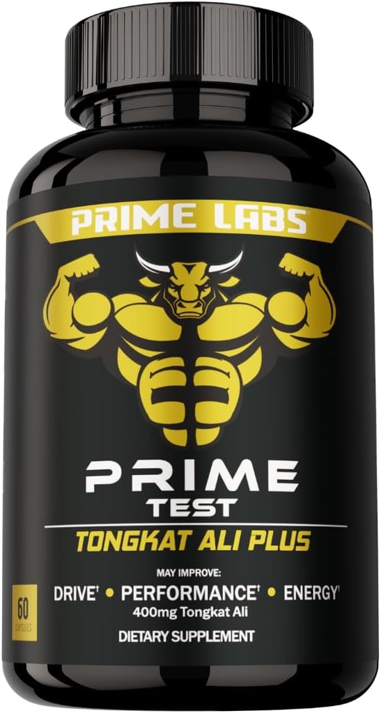 Prime Labs Tongkat Ali for Men - Plus Organic Black Maca Root and Tribulus Terrestris - Performance, Vitality, Energy - 60 Count 2