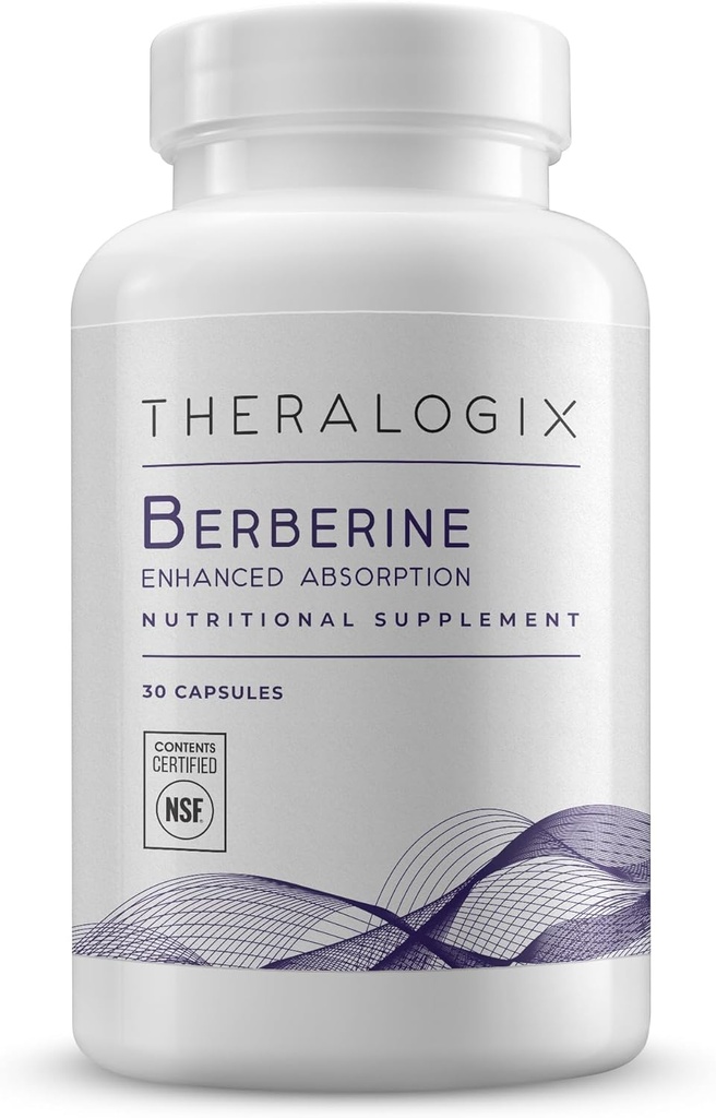 Theralogix Berberine Enhanced Absorption - 30-Day Supply - Made with Berberine Phytosome to Help Support Healthy Metabolism & Hormone Balance* - NSF Certified - 30 Capsules 2