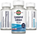 KAL Liposomal Calcium 500 mg, High Absorption Calcium Supplement, Essential Calcium Support, Vegan, Gluten Free, No Soy, 30 Servings, 90 VegCaps 3