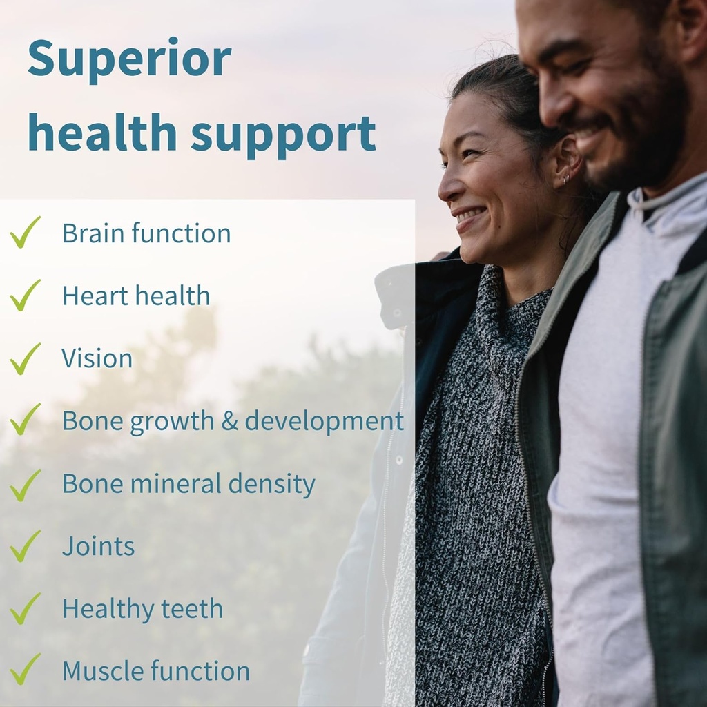 Vegan Omega-3 + Calcium & Magnesium Complex Vegan Bundle, Sustainable EPA & DHA Algae Oil 1340mg + 2:1 Plant Based Algae Mineral Complex, by Igennus 5