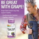 SOLARAY Grape Seed Extract 100 mg Plus Bioflavonoid Complex | Healthy Cardiovascular & Blood Vessel Support | 60 VegCaps 5