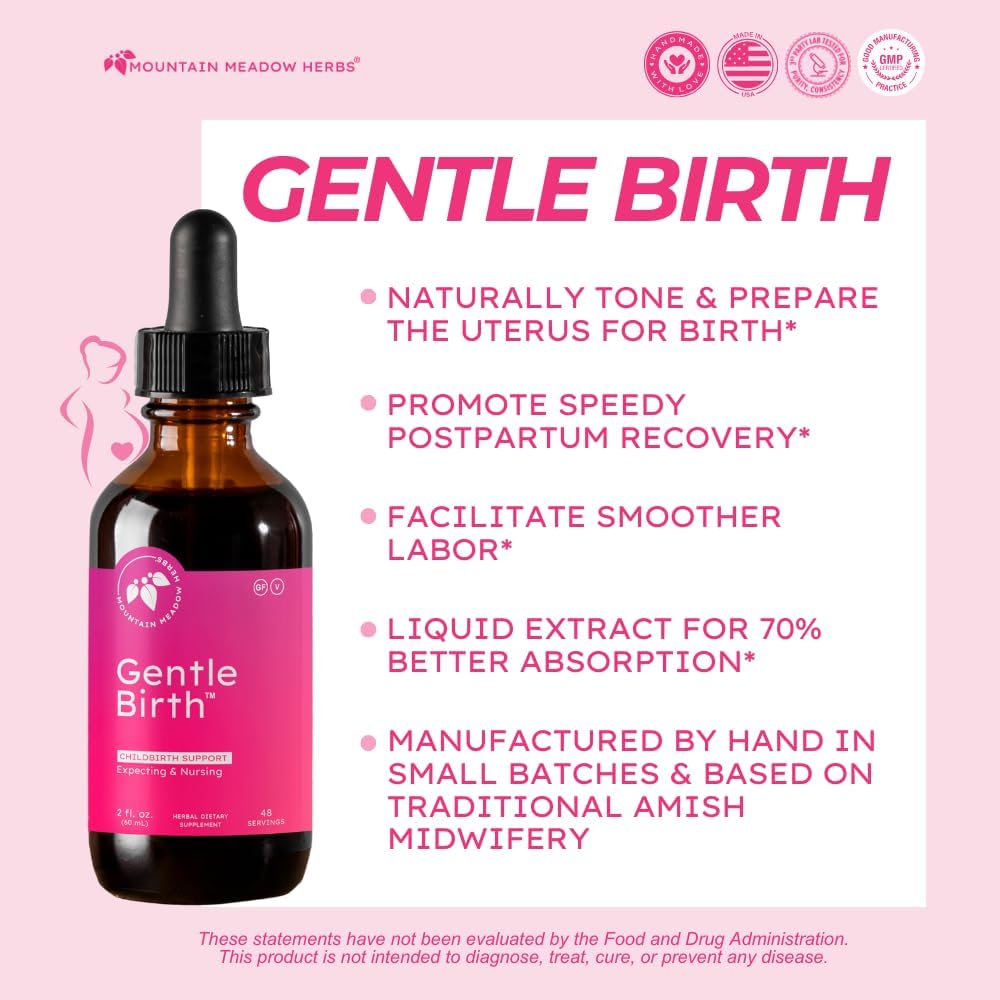 Mountain Meadow Herbs Gentle Birth - 2oz - Childbirth Support 3