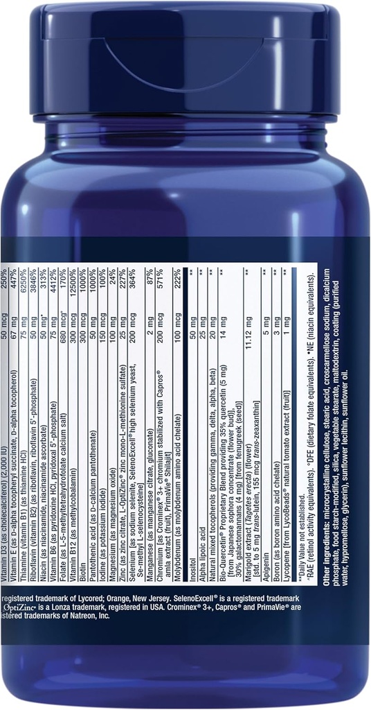 Life Extension Two-Per-Day Multivitamin – Daily Dose of Vitamins & Minerals for Men and Women - Complete Essential Vitamin Supplement for Energy, Health – Gluten-Free – Non-GMO – 60 Tablets 4