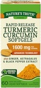 Nature's Truth, Turmeric 1600mg Black Pepper Extract, 60 Softgels 2