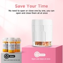 Odaro Extra Large Pill Organizer, Travel Pill Box Organizer, Daily Medicine Organizer and Storage 7 Compartment to Hold Medicine, Vitamin and Supplement - Purple 6