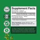 Extra Strength Saw Palmetto Extract - Advanced Herbal Complex for Hair Health and Urinary Support with Plant Sterols & Flavonoids - Potent Herbal Supplement with 500mg per Serving - 200 Capsules 4