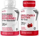 Nature's Fusions Nutri Dihydroberberine (60 Capsules) & Urolithin A Diacetate 500mg Energy Booster Supplement 2