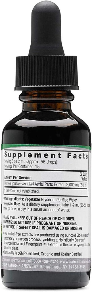 Nature's Answer Cleavers 2000mg 3