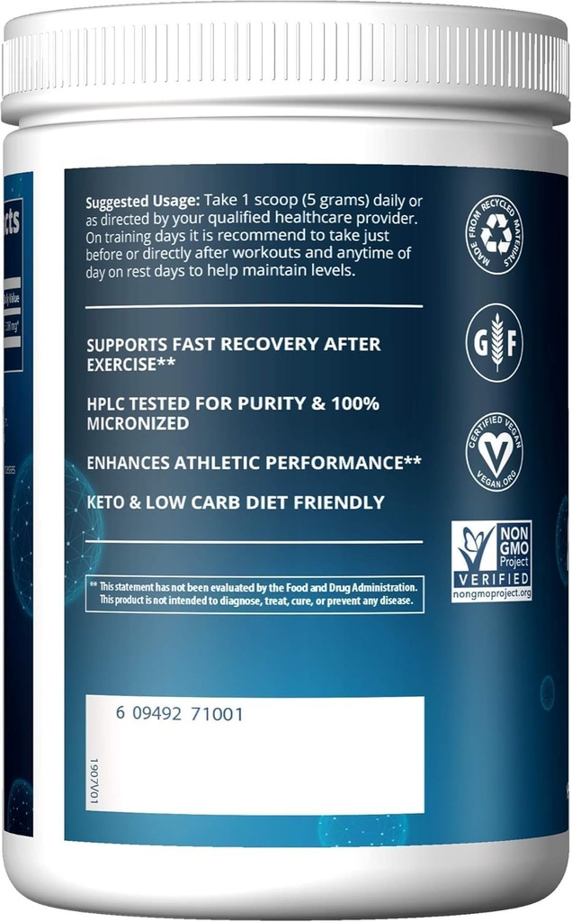 MRM Creatine Monohydrate Powder (Micronized) - 325g - Powder 4