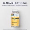 SOLARAY L Glutamine Capsules 500 mg - Immune Support - Free Amino Acid - Lab Verified, 60-Day Money-Back Guarantee, 50 Servings, 50 VegCaps 4