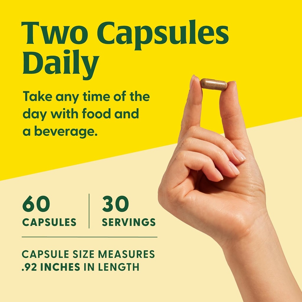 MegaFood Superfood Mushroom Immune Support - Maitake Mushroom Supplement with Elderberry & Holy Basil to Help Support a Healthy Immune System - Doctor Formulated, Vegan - 60 Capsules, 30 Servings 6