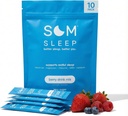 Som Sleep, Calm Sleep Powder Drink Mix, 3mg Melatonin, Magnesium, Vitamin B6, L-Theanine & GABA – Vegan, Zero Sugar, Keto Friendly – Berry, 10-Pack 2