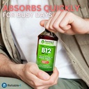 Reliable-1 Laboratories Liquid Vitamin B12 Daily Supplement 1000mcg for Adult Men & Women - Natural Cherry Flavor 5