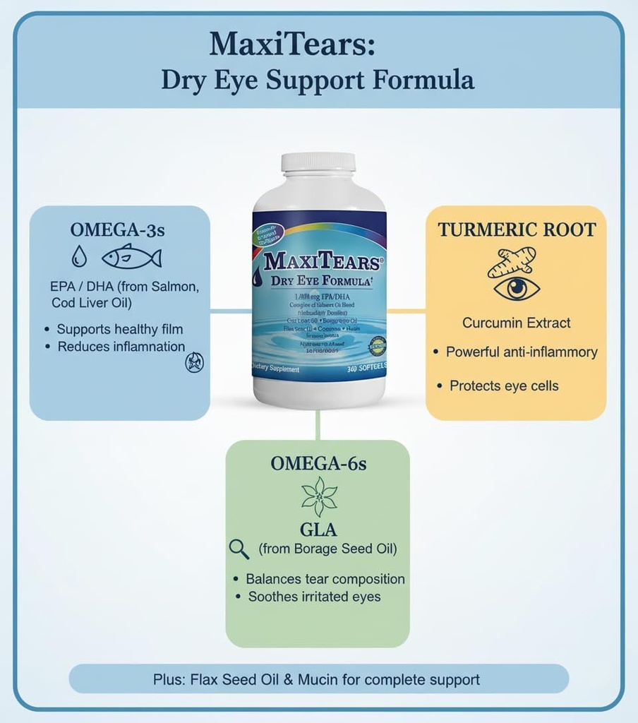MaxiTears® Dry Eye Formula - 360 Ct - 1 Bottle 4