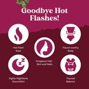 Bundle of Soy Free Menopause Supplement for Women for Night Sweats Hot Flashes Mood Support and Hormone Balance and Herbal Thyroid Support Complex - Mood Enhancer Energy Supplement for Thyroid Health 5