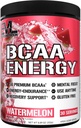 EVL BCAAs Amino Acids Powder - BCAA Energy Pre Workout Powder for Muscle Recovery Lean Growth and Endurance - Rehydrating Post Workout Recovery Drink with Natural Caffeine - Watermelon 2