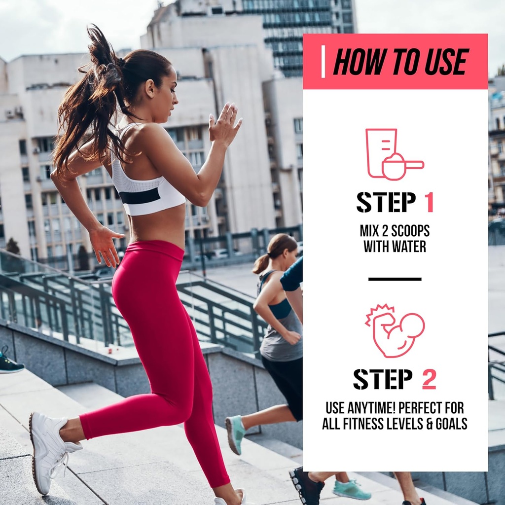 EVL BCAAs Amino Acids Powder - BCAA Energy Pre Workout Powder for Muscle Recovery Lean Growth and Endurance - Rehydrating Post Workout Recovery Drink with Natural Caffeine - Watermelon 4