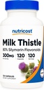 Nutricost Milk Thistle Capsules 300mg, 120 Capsules (80% Silymarin) - Gluten-Free & Non-GMO 2