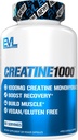 Evlution Pure Creatine Monohydrate Capsules 1000mg Nutrition Pre and Post Workout Recovery Vegan Creatine Pills for Gains and Muscle Recovery Supplement - Muscle Builder for Men 2