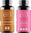 Happy Healthy Hippie Vaginal Probiotics for Women & Be Grounded Stress Relief 2