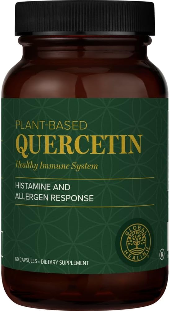 Global Healing Center - Vitamin D3 5000IU & Quercetin 250mg - Supports Bones and Immune System, Respiratory Health 4