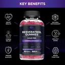 EFFECTIVE NUTRA Resveratrol Gummies 1500mg | Sugar-Free Supplement for Antioxidant Support, Immunity, Heart Health, and Brain Function | 45-Day Supply, Natural Berry Flavor, Made in USA (90 Count) 3