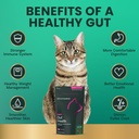 VetriScience Gut Health Chews, Probiotic Everyday Digestive Supplement for Cats, Pet Probiotics for Digestion Support, Gas and Diarrhea, Immune Support, 120 Million CFU Per Chew, Duck, 60 Count 4