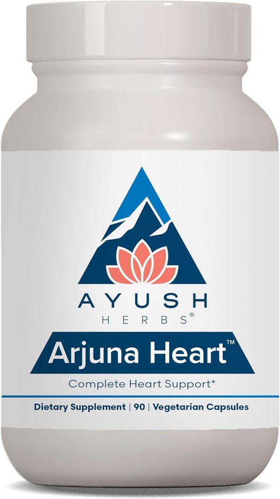 Ayush Herbs Arjuna Heart, Herbal Supplement for Heart Support, Heart-Protection Capsules for Men and Women, 90 Vegetarian Capsules 2