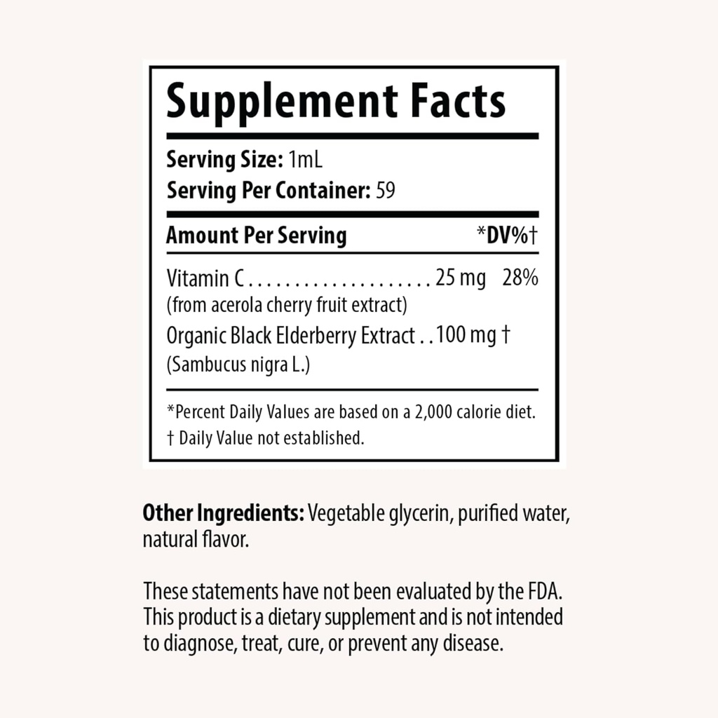 Elderberry Liquid Drops with Vitamin C – Immune Support Supplement for Kids & Adults – Vegan, Gluten Free, Non-GMO, No Sugar, No Artificial Preservatives – 2 Month Supply by Drop Supplements 3