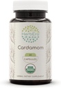 HerbEra Cardamom USDA Organic 60 Capsules | Natural Herbal Supplement | Certified Organic Vegetarian Capsules and Organic Cardamom (Elettaria cardamomum) Dried Pod (60 Capsules) 2