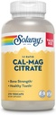 Solaray Calcium Magnesium Citrate 1000mg 1:1 Ratio, Bone Strength Supplement, Muscle, Nerve and Bone Health Support, Chelated for High Absorption, 60-Day Guarantee, 45 Servings, 270 VegCaps 2