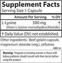 Carlson - L-Lysine, 500 mg, Supports Healthy Tissue & Muscle Development, 300 capsules 5