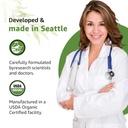 CholesterolSupport Heart Health Blend | USDA Organic Supplement w/Extracts of Green Tea, Dandelion, Bitter Melon, Moringa | 60-Day Supply | Vegan, Non-GMO, Gluten-Free, Made in USA 6