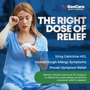 GenCare - Cetirizine HCL 10 mg (200 Caplets) - 24 Hour Allergy Relief Pills - Non Drowsy Generic OTC Allergy Medication - Antihistamine Medicine for Sneezing, Runny Nose & Itchy Eyes - Generic Zyrtec 4