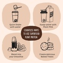 KOS Plant Based Protein Powder, Chocolate USDA Organic - Low Carb Pea Protein Blend, Vegan Superfood with Vitamins & Minerals - Keto, Soy, Dairy Free - Meal Replacement for Women & Men - 15 Servings 6