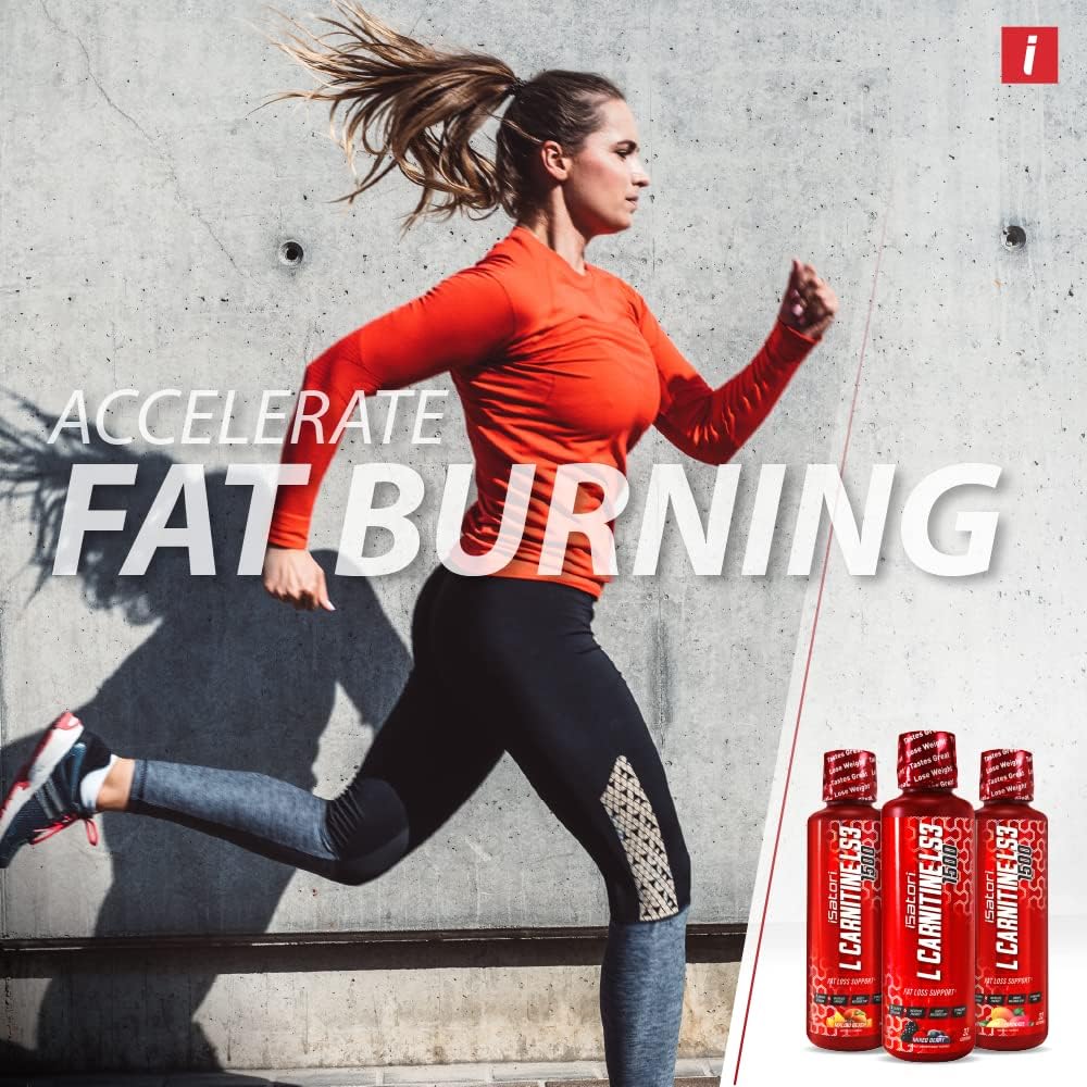 iSatori L-Carnitine LS3 1500, Triple-Blend Liquid L Carnitine Supplement, with Acetyl & Tartrate, Stimulant Free, Low Calories, Sugar & Gluten Free, Keto-Friendly, Mixed Berry Flavor (32 Servings) 6