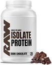RAW Whey Isolate Protein Powder, Dark Chocolate - 100% Grass-Fed Sports Nutrition Whey Protein Powder for Muscle Growth & Recovery - Low-Fat, Low Carb, Naturally Flavored & Sweetened - 25 Servings 2