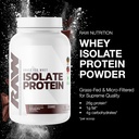 RAW Whey Isolate Protein Powder, Dark Chocolate - 100% Grass-Fed Sports Nutrition Whey Protein Powder for Muscle Growth & Recovery - Low-Fat, Low Carb, Naturally Flavored & Sweetened - 25 Servings 3